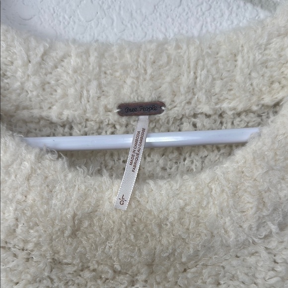 Free People Wool Blend Teddy Sweater Tunic L - Picture 2 of 7